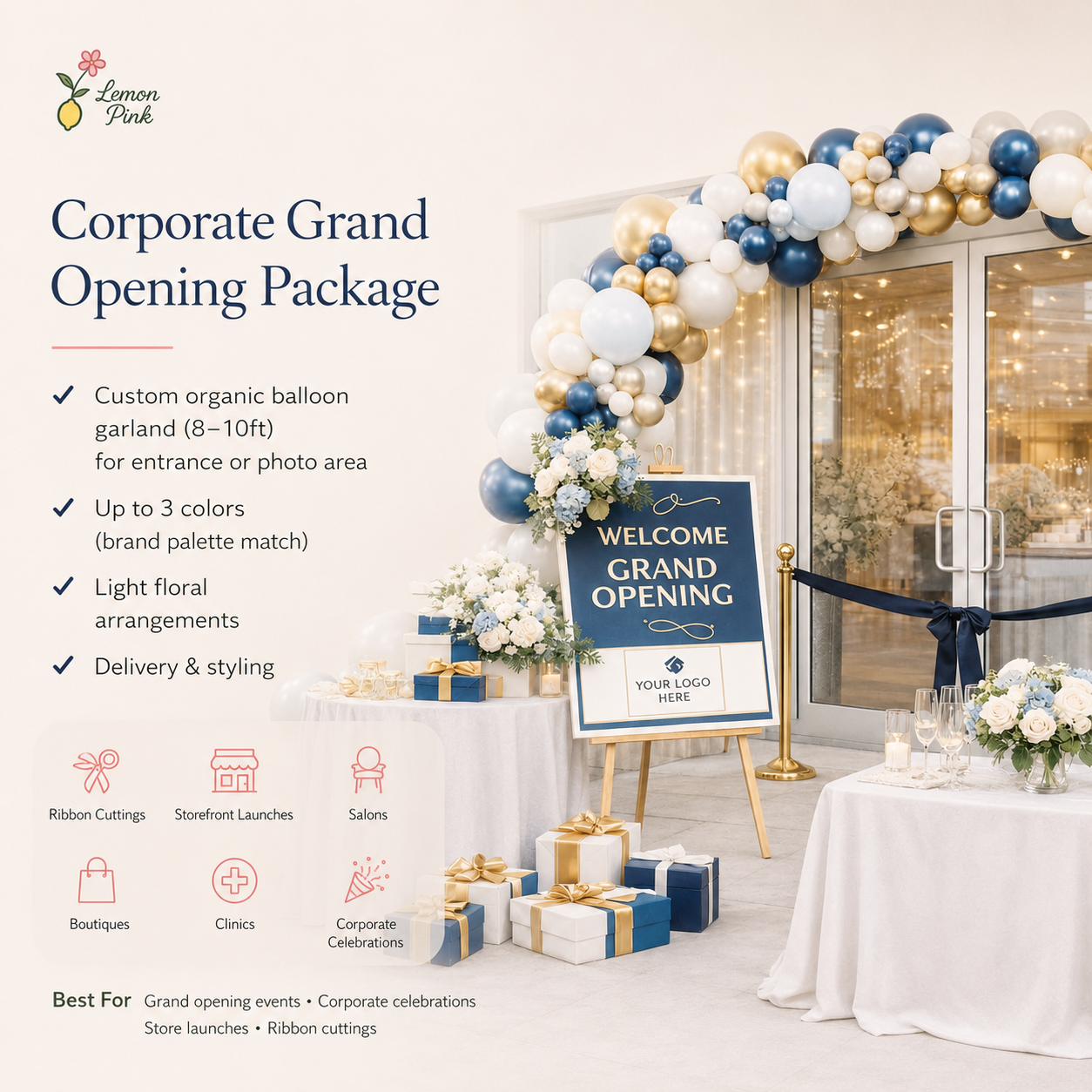 Corporate Grand Opening Package