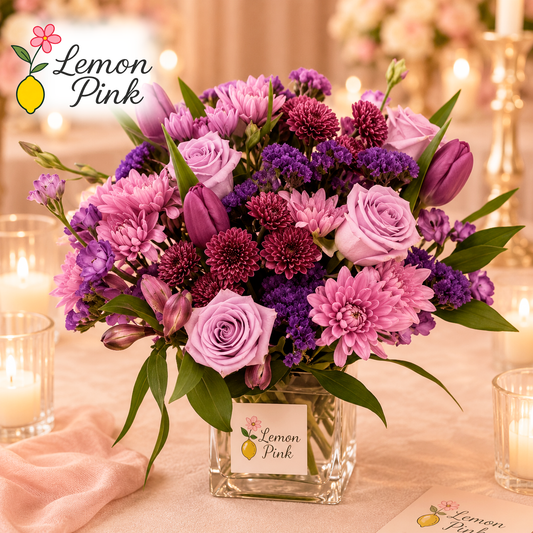 Purple arrangement