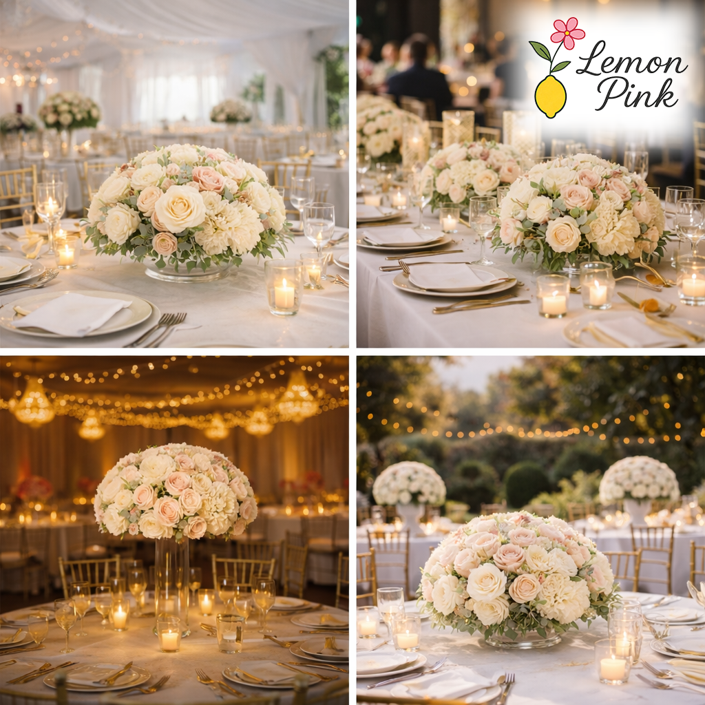 Signature Event Table Floral Centerpiece