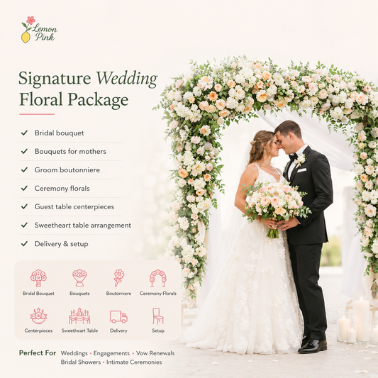 Signature Wedding Floral Package (Starting Price)