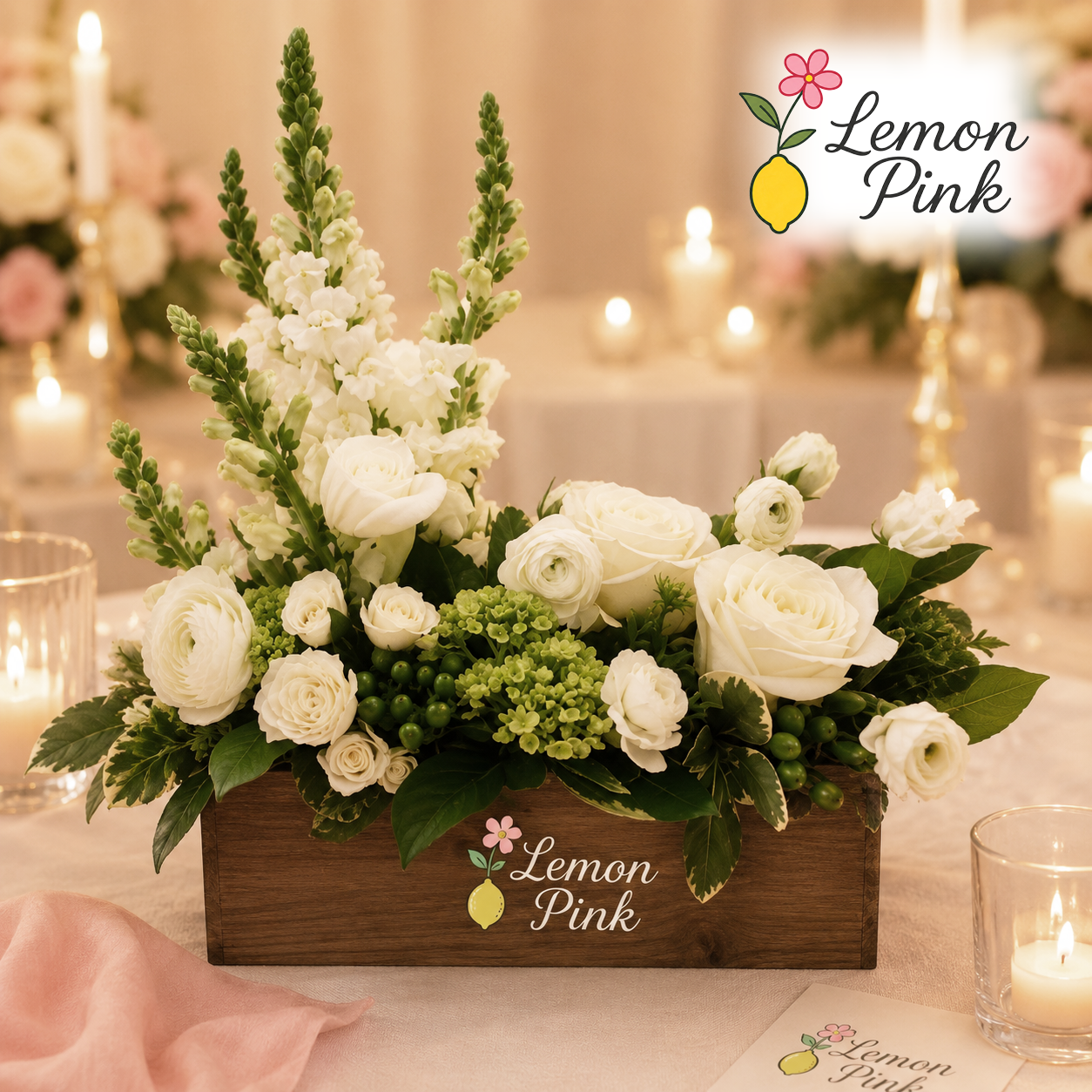 White flower arrangement
